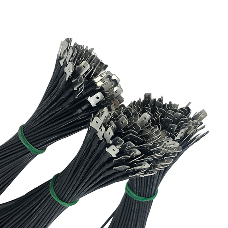 187 plug-in terminal wire 4.8mm spring wire connection wire battery nickel chip terminal wire