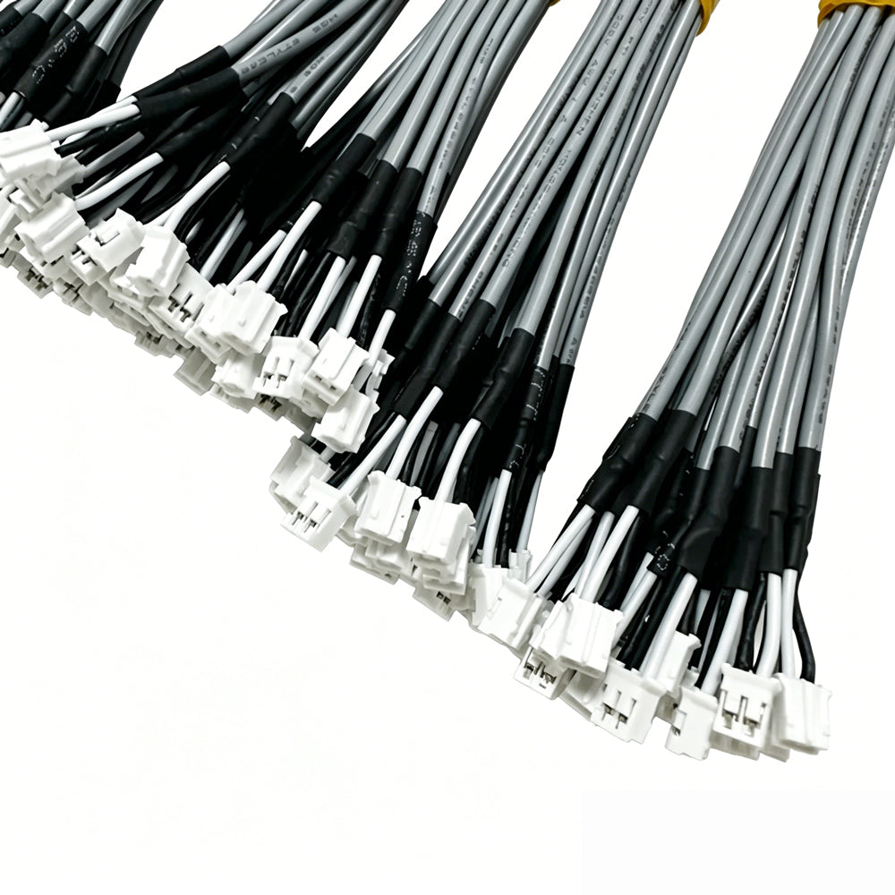 2P PHR-2 2.0mm Shielded Cable 1185 and 1533 Grey Sigle Core Shielded Wire Customized