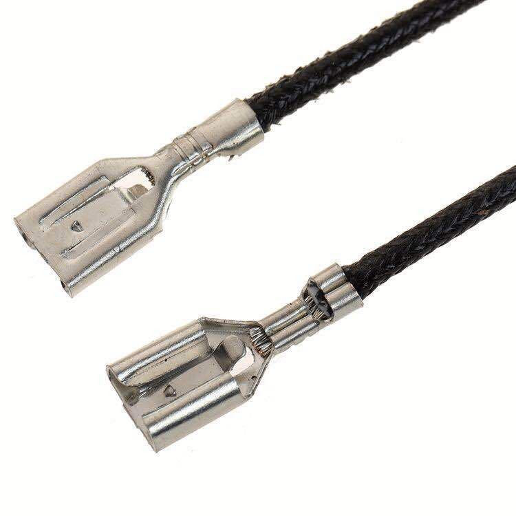 250 6.3mm Terminal Wire Braided Fiber Cable Assembly for Disinfector