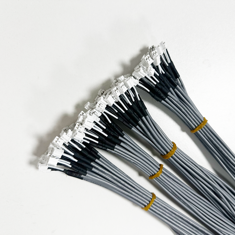 2P PHR-2 2.0mm Shielded Cable 1185 and 1533 Grey Sigle Core Shielded Wire Customized