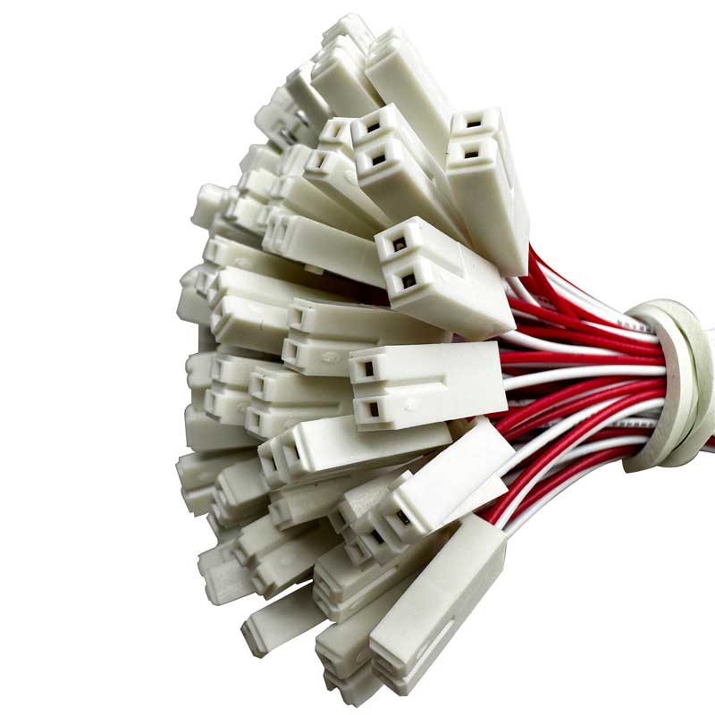 AMP Te 928205-2 Rectangular Connector Housing with Nickel 2 Positions Telfix Bu-Geh Cable Assembly