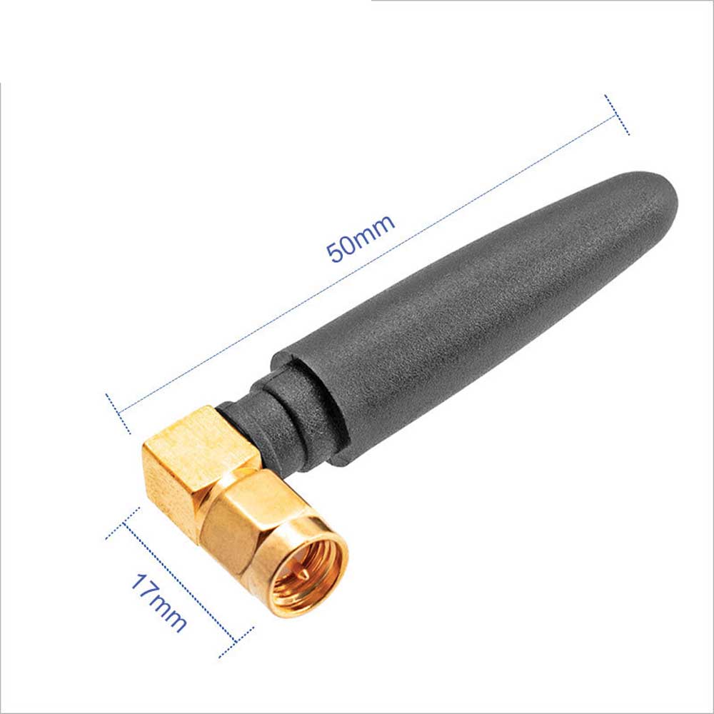 433MHz 470MHz 510MHz LoRa Module SMA Male Right Angle Rubber Duck Antenna