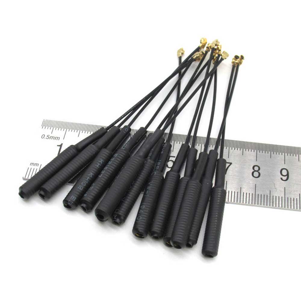 433MHz Built-in Spring Welding Antenna 400-450MHz Omnidirectional Helical RG113 RF Transmit Receive Antenna