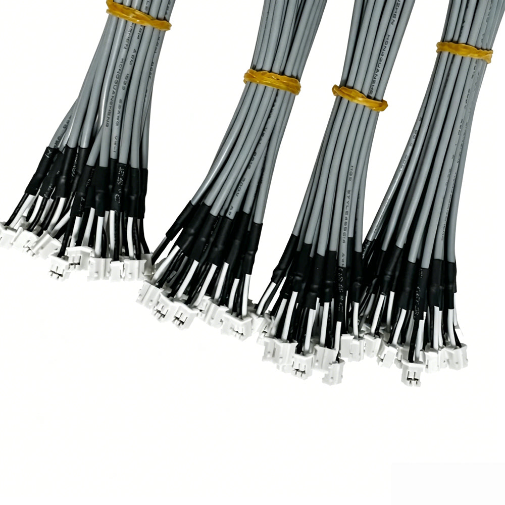 2P PHR-2 2.0mm Shielded Cable 1185 and 1533 Grey Sigle Core Shielded Wire Customized