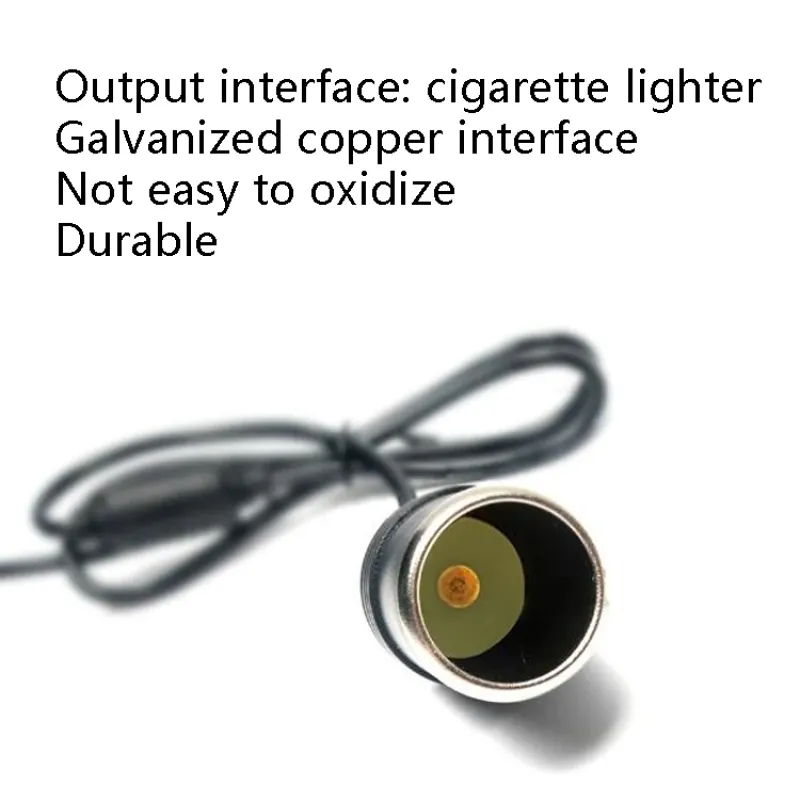 Best Selling Car Driving Recorder Mobile Power Cable 5V to 12V USB To Cigarette Lighter Socket Female Head Adapter Cable