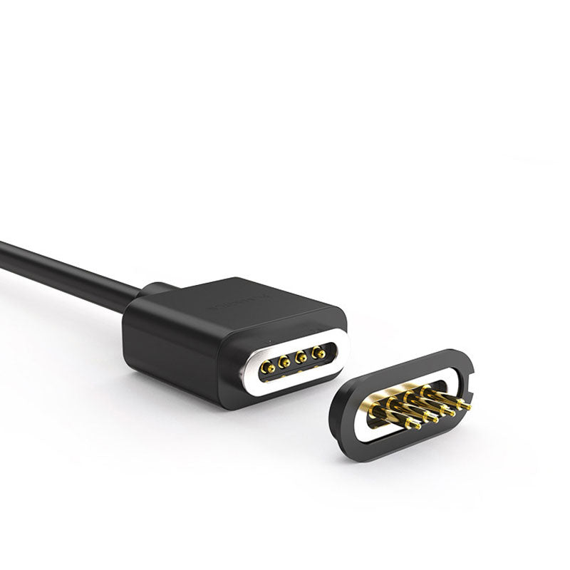 4-контактный магнитный кабель для передачи данных, контактный разъем типа "пого-пин", магнитный зарядный кабель, пружинный контактный разъем для магнитной зарядки.