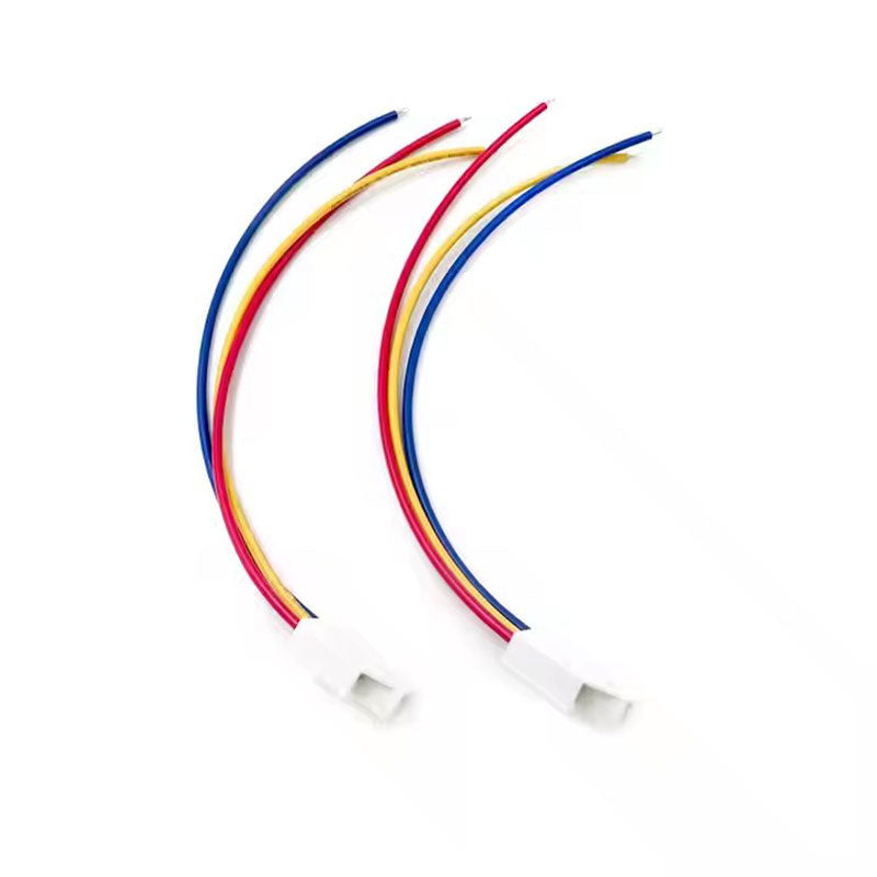 5.80mm 3-pin white socket connector plastic parts household wire harness