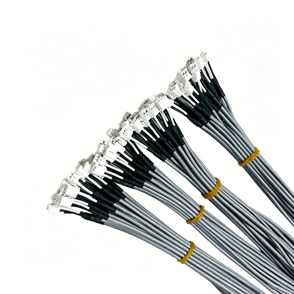 2P PHR-2 2.0mm Shielded Cable 1185 and 1533 Grey Sigle Core Shielded Wire Customized