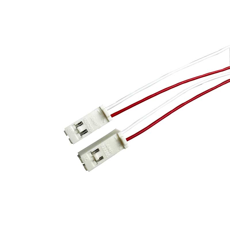 AMP Te 928205-2 Rectangular Connector Housing with Nickel 2 Positions Telfix Bu-Geh Cable Assembly