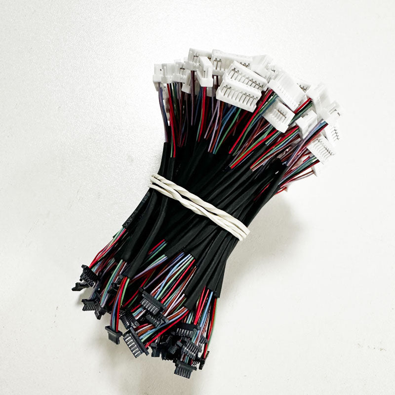 Molex 2147192060 2147205000 Zero-Hachi Receptacle Housing 0.80mm Pitch Single Row Friction Lock 6 Circuits Black Cable Harness for Battery