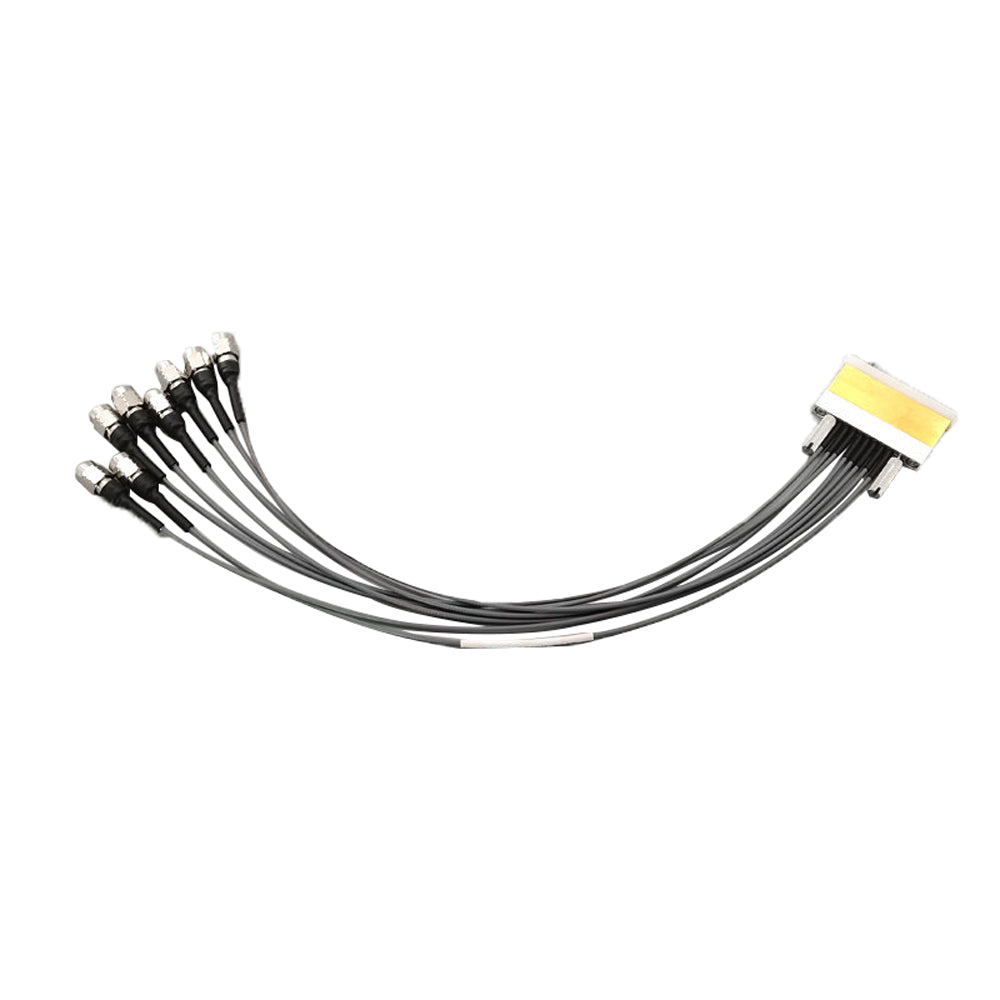 DC-67GHz 8-Port 1.85mm Male Multi-Channel RF Test Cable Stable Phase & Amplitude Harness