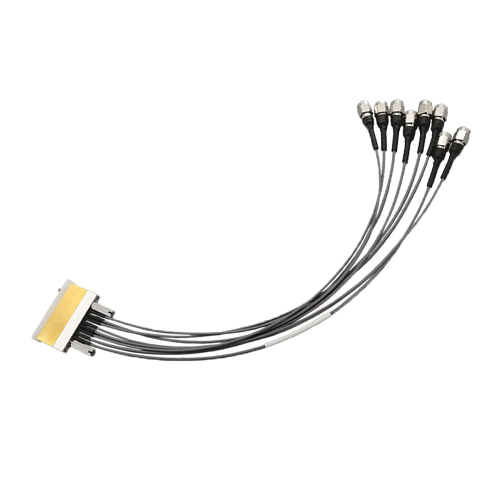 DC-67GHz 8-Port 1.85mm Male Multi-Channel RF Test Cable Stable Phase & Amplitude Harness