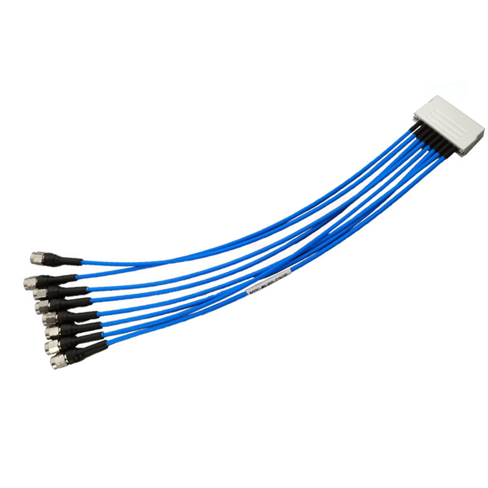 50GHz 8-Channel Microwave Test Harness 2.4mm MXP Multi-Port RF Cable with 1x8 Connector