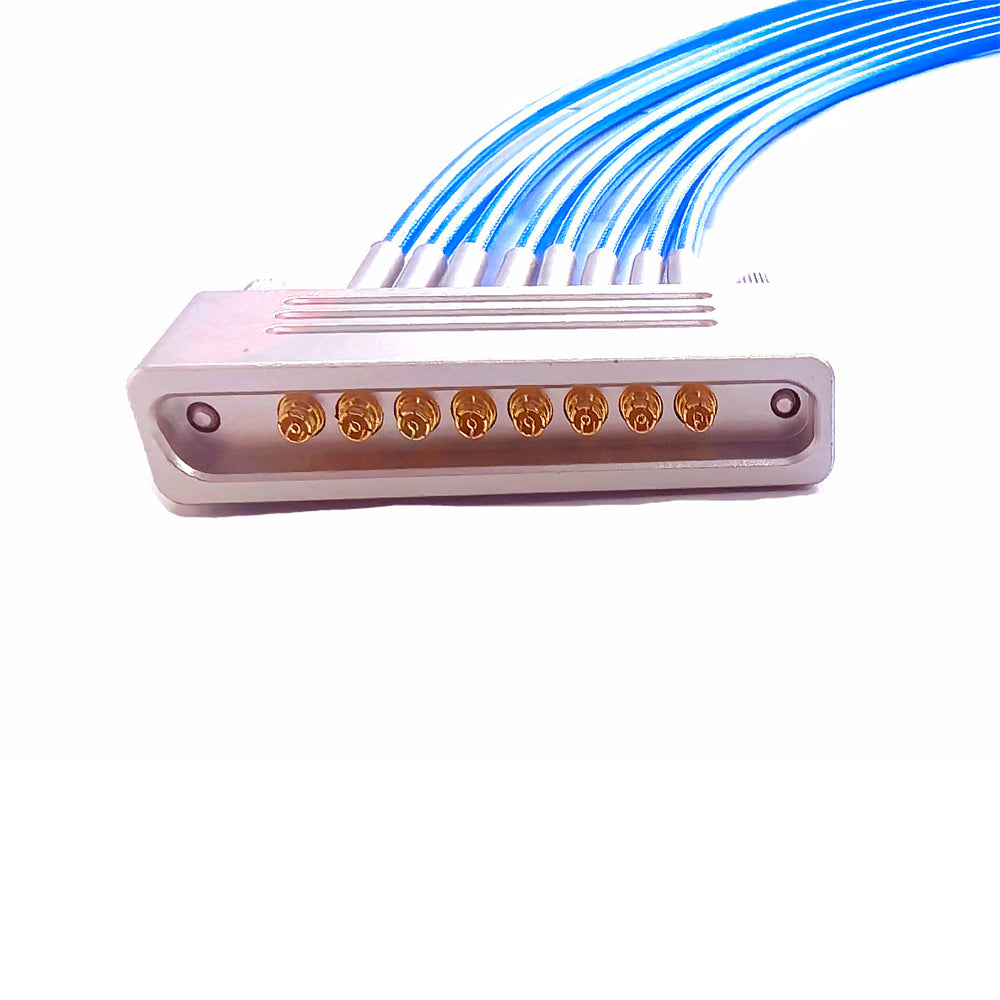 40GHz 8-Port 2.92mm Male Multi-Channel RF Coaxial Phase Stable Harness