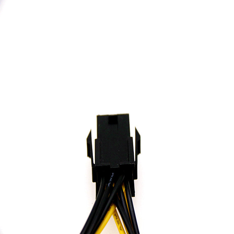 8P to 2x6+2 laptop computer plug cable