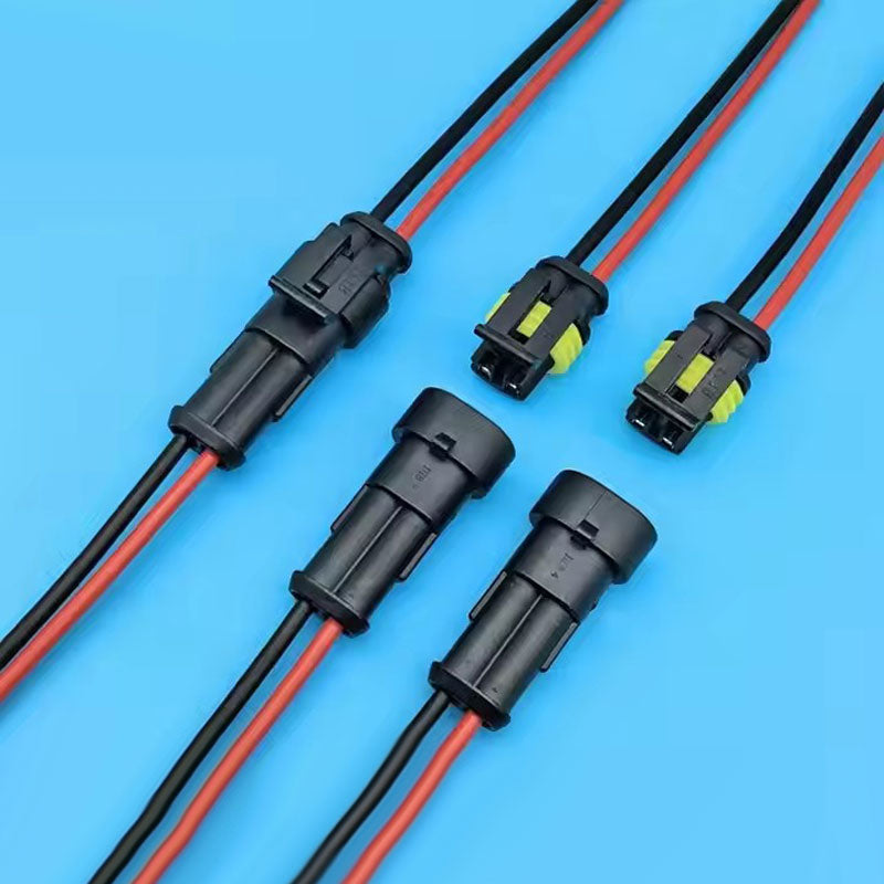 AMP 282105-1 Series 282087-1 Series Waterproof Car Connector Wire Harness