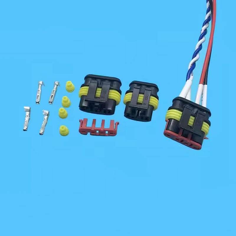 AMP 282105-1 Series 282087-1 Series Waterproof Car Connector Wire Harness