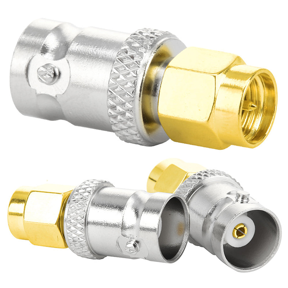 BNC to SMA Adapter BNC Male Plug to SMA Female Jack Coaxial Transition Connector