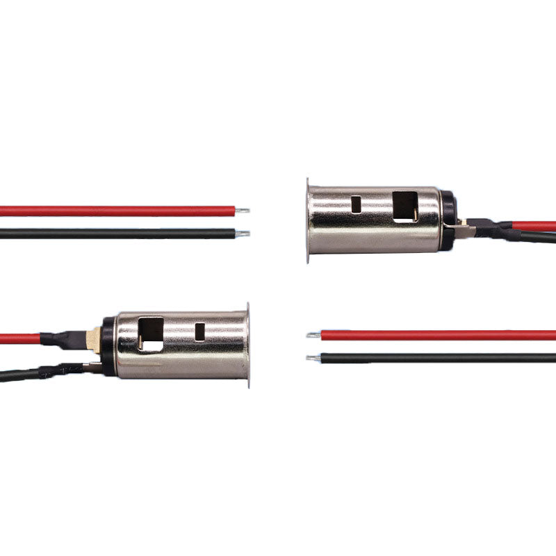 Car cigarette lighter power cord tail tinned terminal wire