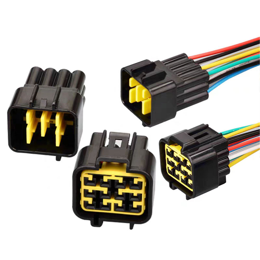 Custom Automotive Wire Harness Assembly 2-16Pin Connector Cable 48V-FW-C-NF-B FW-C-NM-B