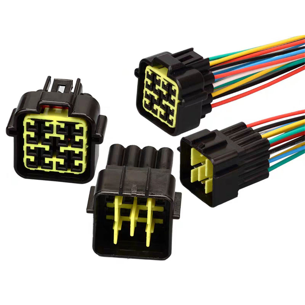 Custom Automotive Wire Harness Assembly 2-16Pin Connector Cable 48V-FW-C-NF-B FW-C-NM-B