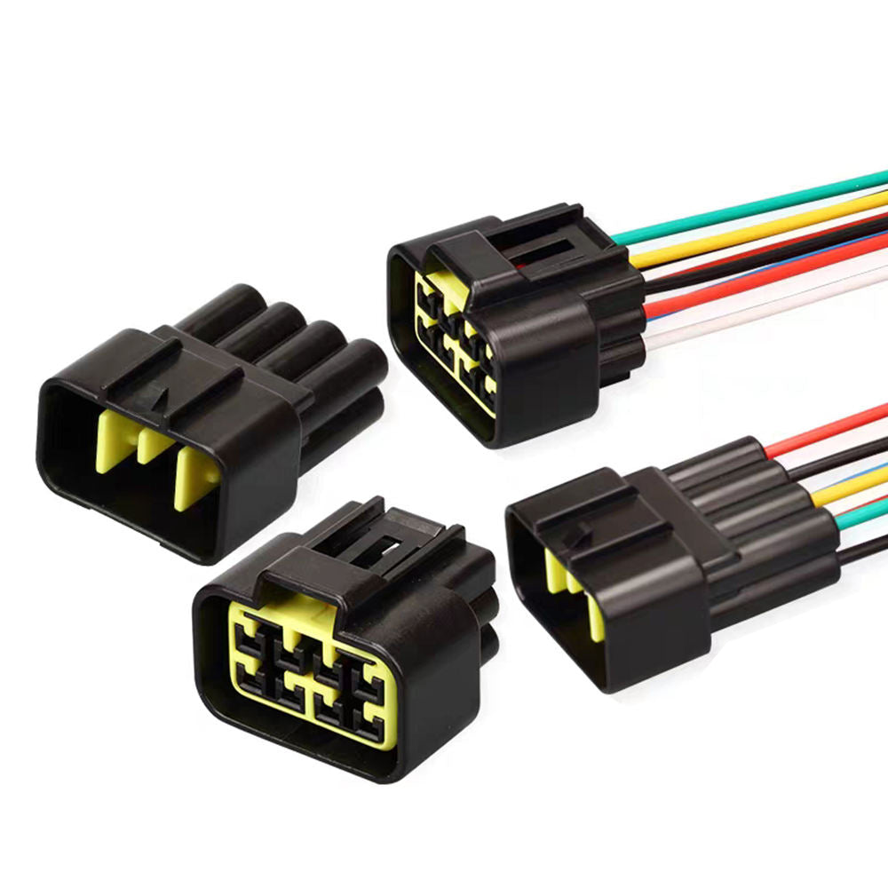 Custom Automotive Wire Harness Assembly 2-16Pin Connector Cable 48V-FW-C-NF-B FW-C-NM-B