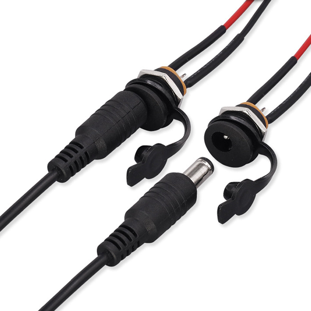 DC-022 High Current Female Socket 5521/5525 Power Charging Port DC Power Socket Waterproof Cable