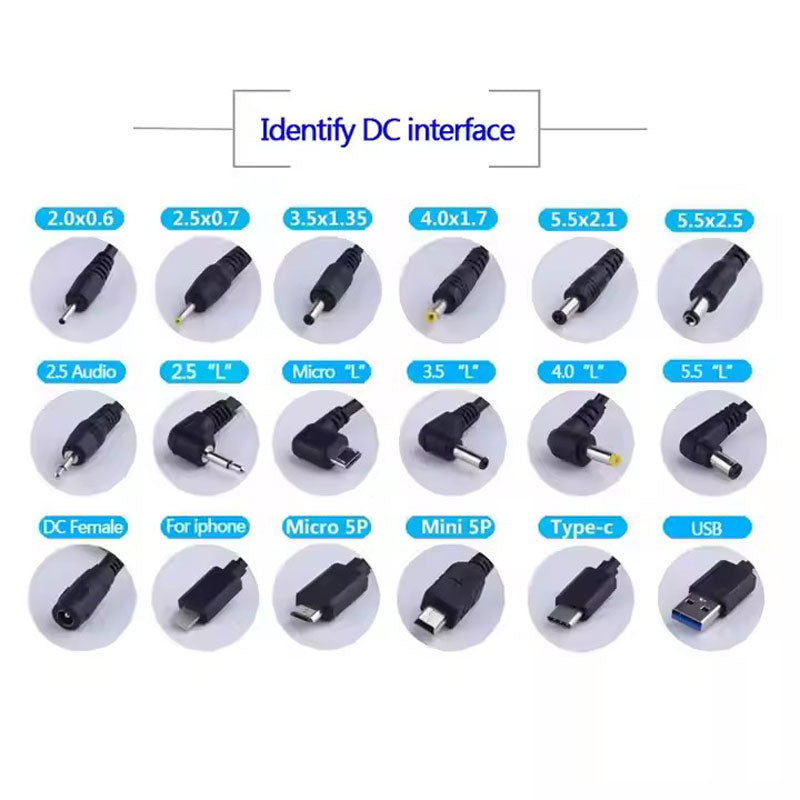 DC 5521 Power Supply Setup Charger 5v to 12v USB Cable