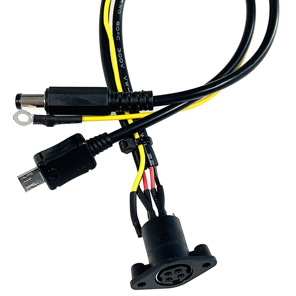DIN 4Pin Female Connector Cable POS Machine Power Supply Socket