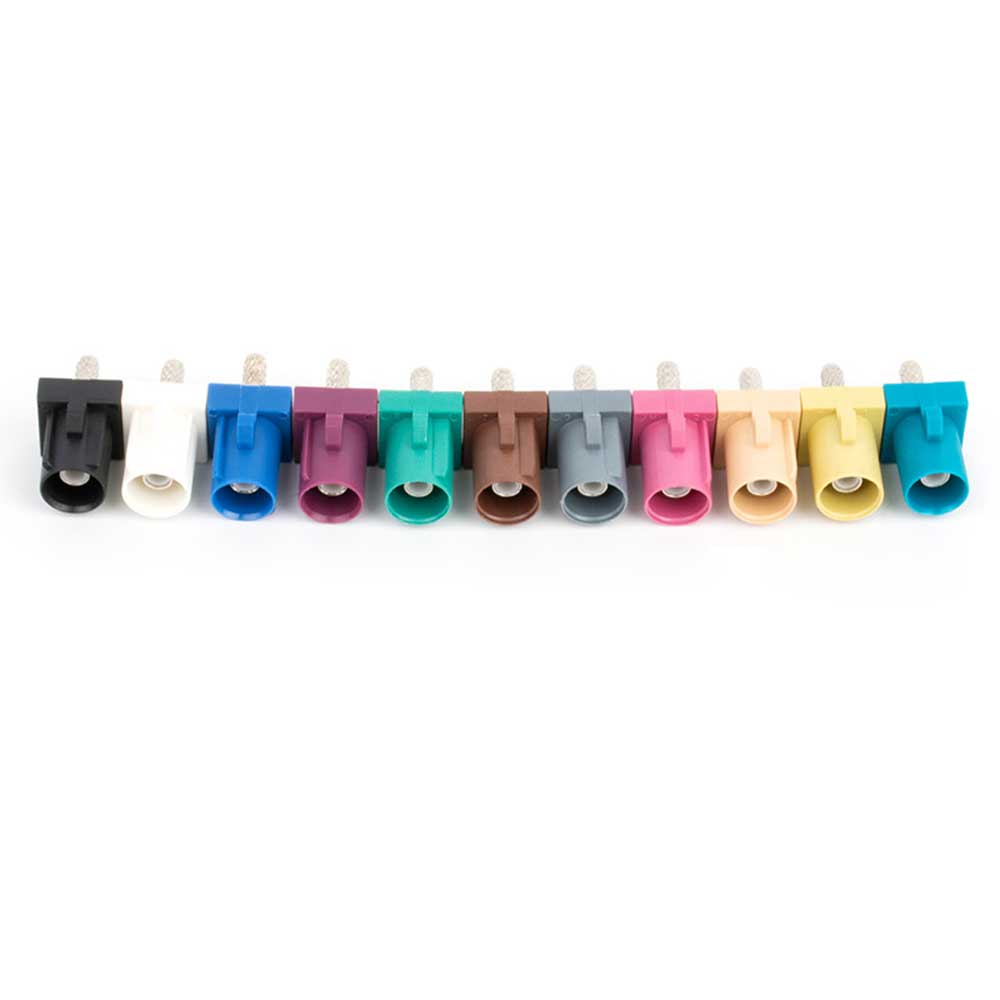 FAKRA Automotive Connectors FAKRA-J-1.5 Male GPS Communication Connector 50-1.5 Wire