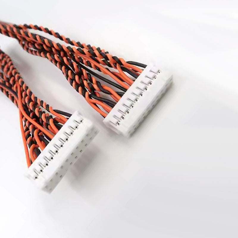 Factory custom 2-8 pin dual-row connector stranded wire harness