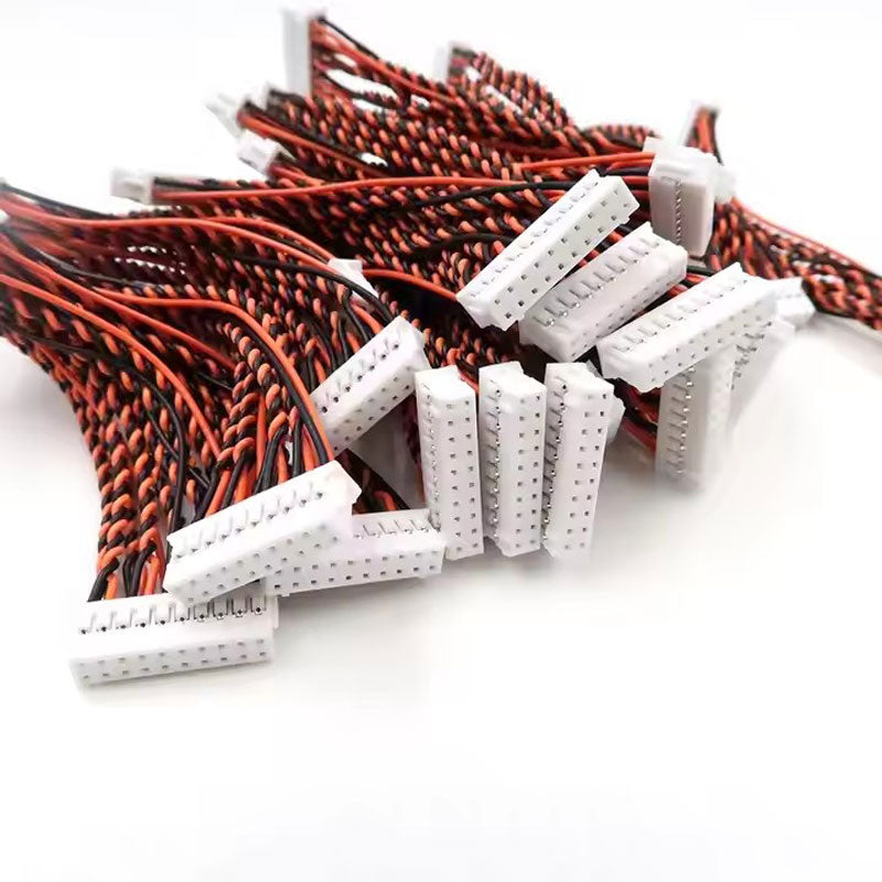 Factory custom 2-8 pin dual-row connector stranded wire harness