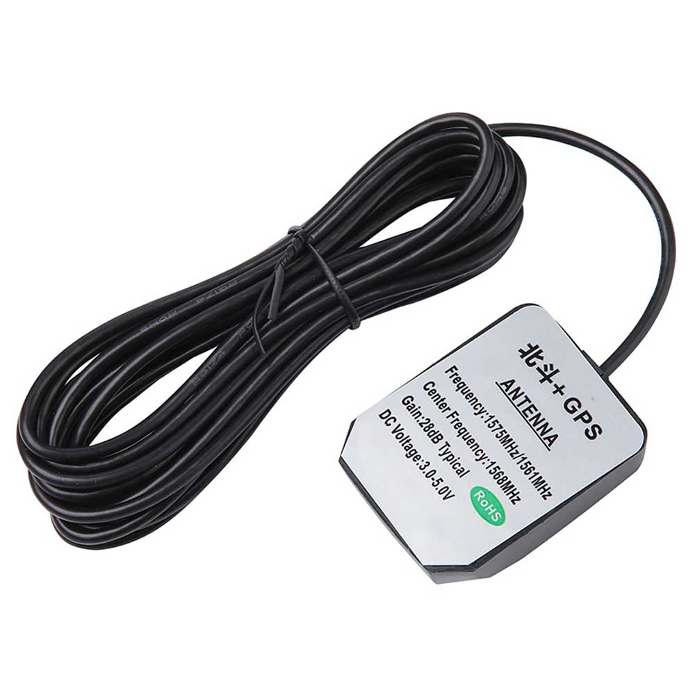GPS + Beidou Dual Band Active Antenna SMA Male 28dB Gain with 3M Cable for Car Navigation