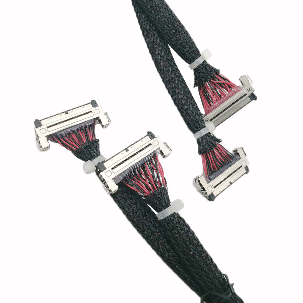FX15S Series 41Pin LVDS Cable 0.5mm Pitch Twisted Pair Signal Harness