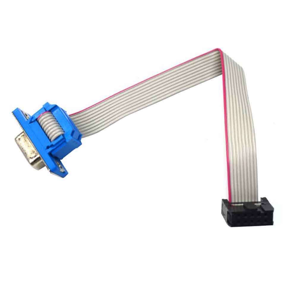 IDC 2.54-10P Red Edge Gray Cable 40P Motor Gray Cable Syringe Pump Connection Wire