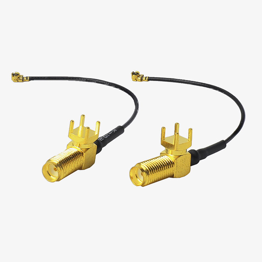 IPEX to SMA-KWE Antenna Elbow Adapter Cable RF Coaxial Female Connection Wire Harness