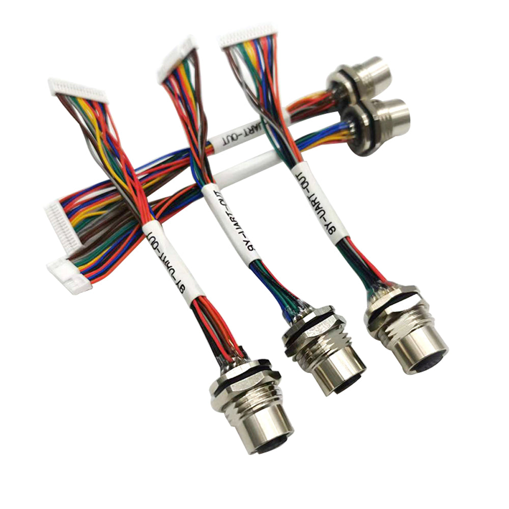 Intelligent Robot Wiring Harness Customized M12 Aviation Plug Electrical Appliance Motherboard Power Connector Cable Robot Control Cable