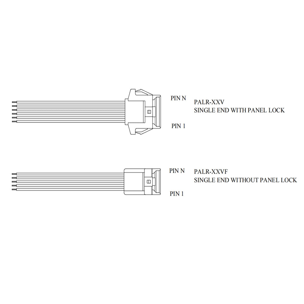 JST PALR-05VF Connector Cable PAL Series SPAL-001T-P0.5 2.0mm Terminal Wire