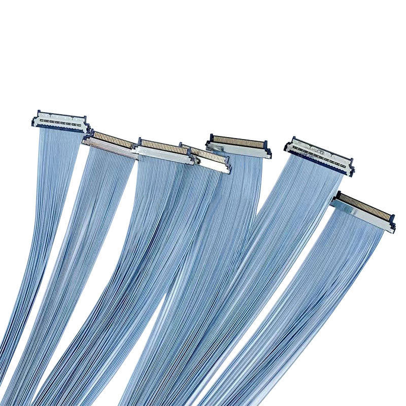 Extremely thin coaxial line for 40pin 0.4mm pitch security monitoring equipment