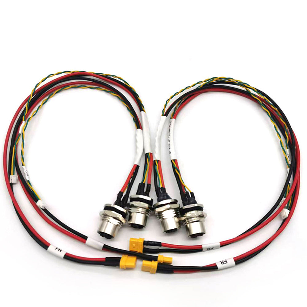 M12 to XT Connector Cable Robot Wiring Harness Male and Female Docking Model Aircraft Drone Battery Connection Cable