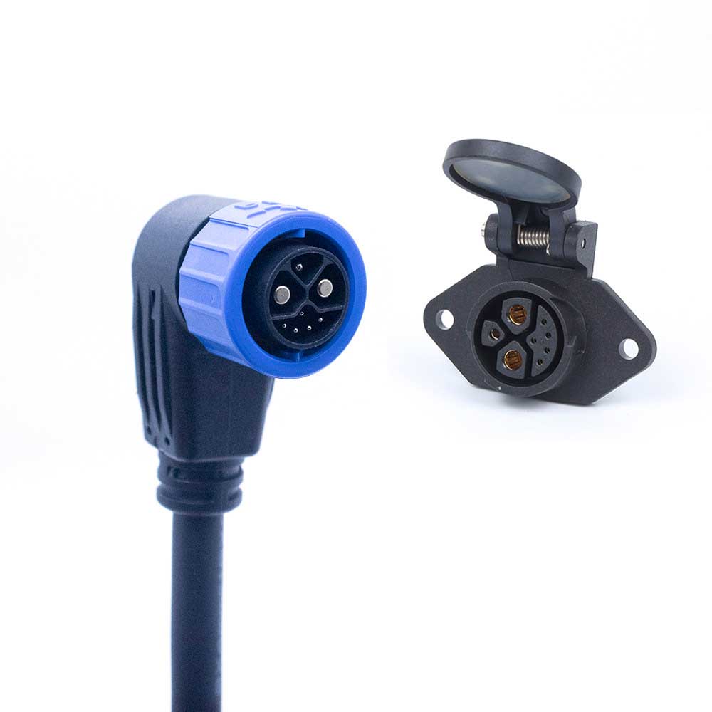 Solder-Free M23 IP67 Waterproof Circular Aviation Plug Industrial Power Terminal Wiring Harness