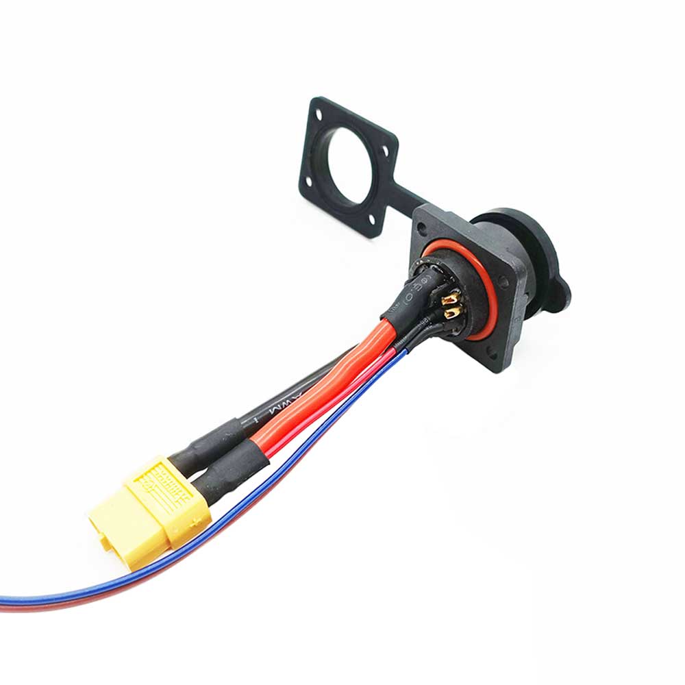 Solder-Free M23 IP67 Waterproof Circular Aviation Plug Industrial Power Terminal Wiring Harness