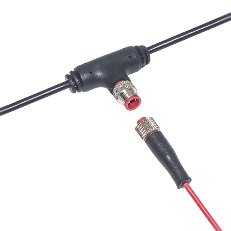 M8 T Type Waterproof Connector 2 3 4 5 6 7 8 Pin LED Light Strip Waterproof Connector Wire Harness