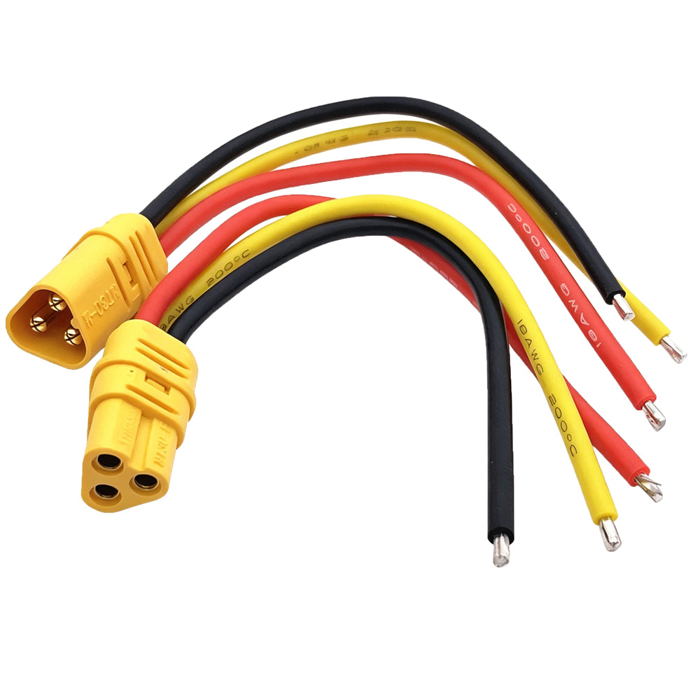 18AWG MT30 Banana Plug Wire for Drones & Balance Scooters
