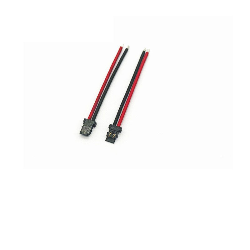 Molex 2082982021 1.80mm Pitch Pico-EZmate HC Receptacle Housing Single Row 2 Circuits Black Cable Assembly Wire Harness for Motor Electromechanical Connection