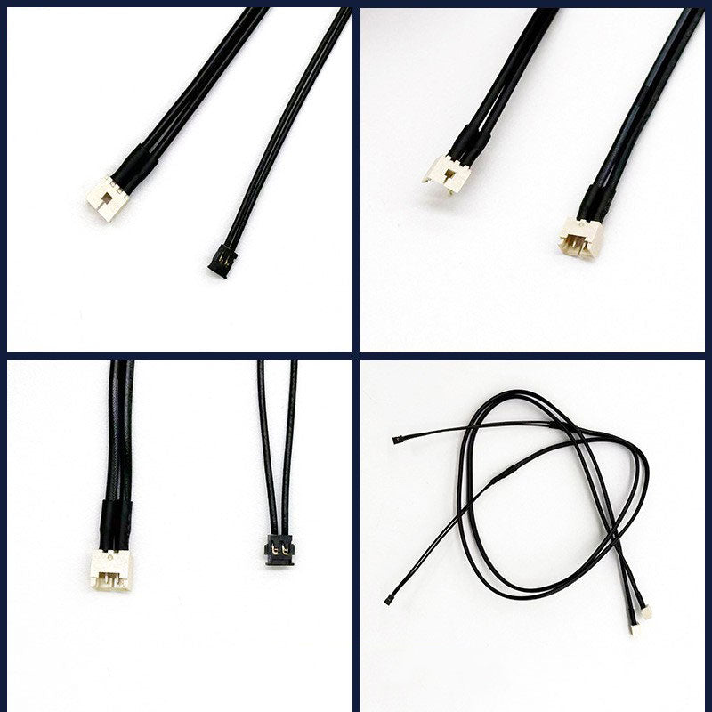 JST 0.5-3 Ring Tongue Terminal R-type Non-insulated Cable Wire to 78172 Pico-EZmate Electronic Battery Wire Harness Customized