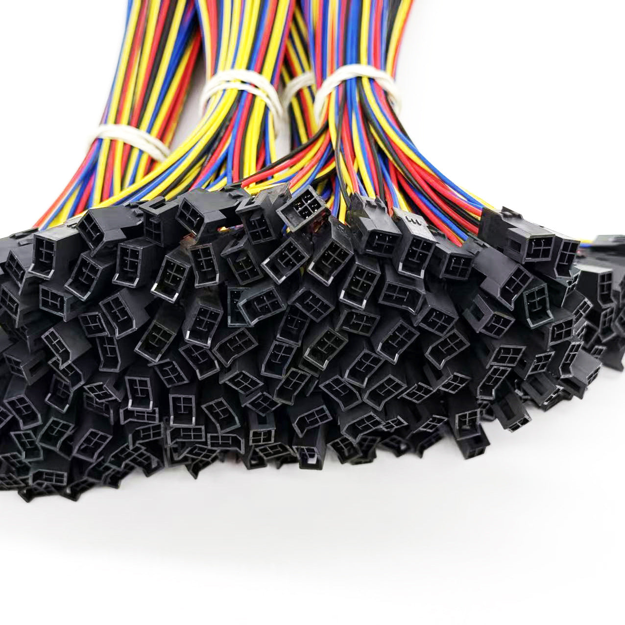 Molex2014441104 Nano-Fit Plug Housing TPA Capable 2.5mm Pitch Dual Row 4 Circuits Black Glow-Wire Harness Gold Plated Cable Assembly