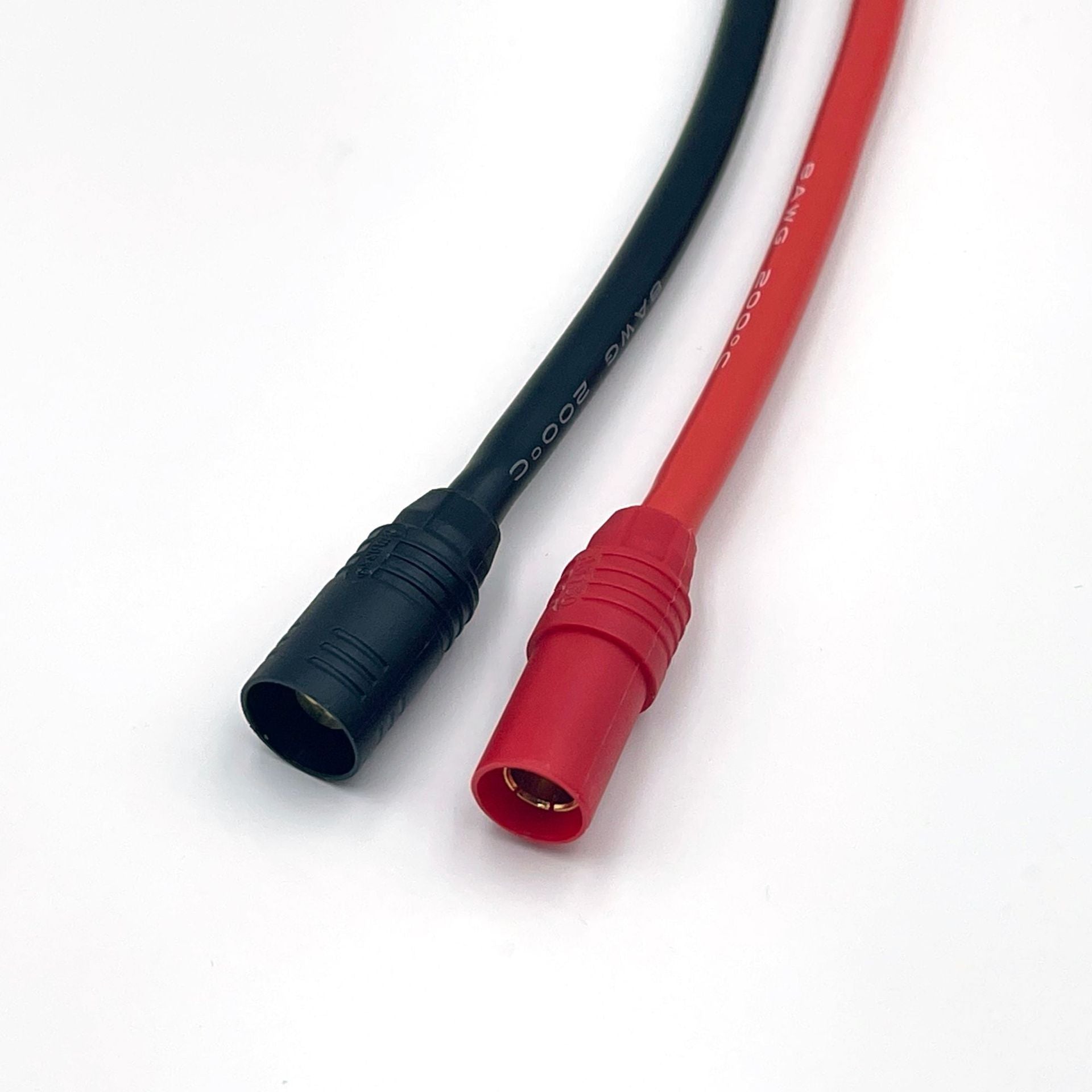 Amass AS150 Gold Plated Banana Plug 7mm Male Or Female Anti Spark Connector Wire Anti Arcing Cable for High Voltage Battery Red Black