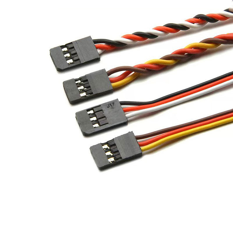 Extension Cable Aircraft Servo Y Type Cable JR Public to Female White Red Black Splicing Cable