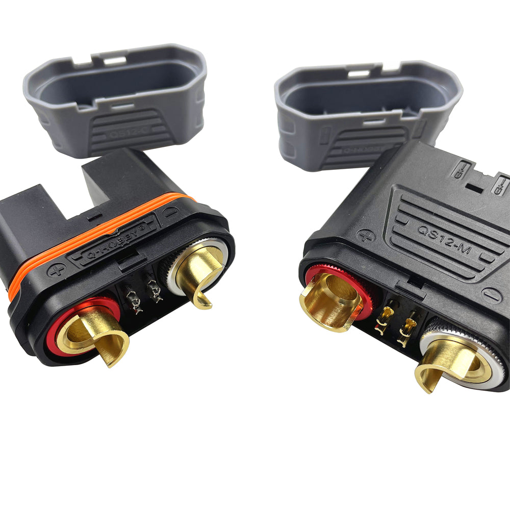 QS12-S Male Female Large Current Anti Spark Connector Model Aircraft Lithium Battery Plug